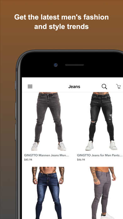 Men Clothes Fashion Shop Screenshot