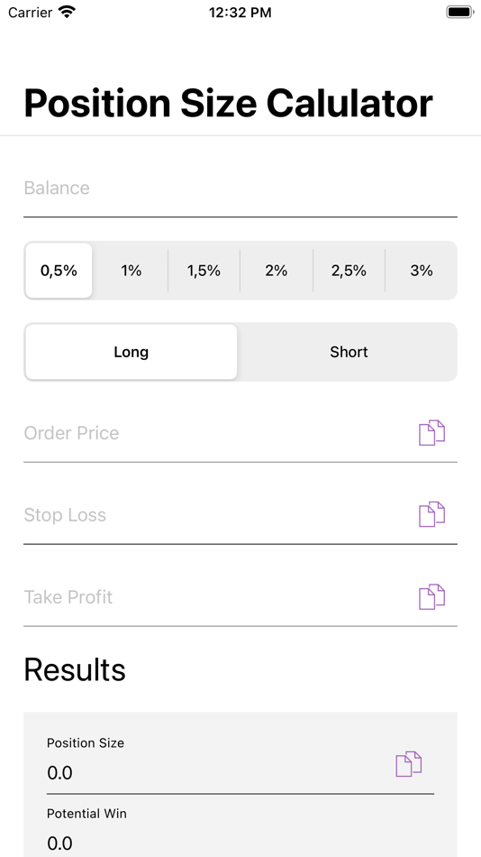 #1. Position Size Calculator+ (iOS) Podle: Robin van Eck van der Sluijs