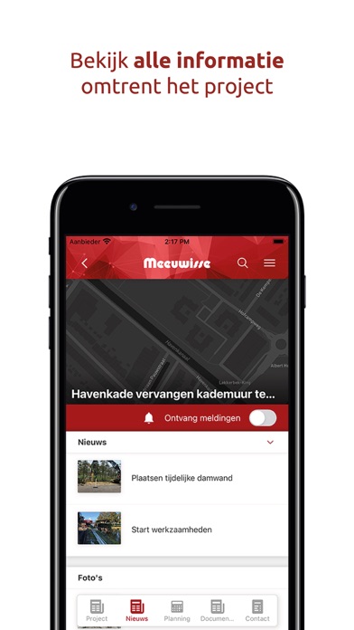 Meeuwisse Omgevingsapp Screenshot