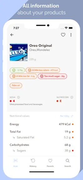 Game screenshot ScanFood - Scan food products apk