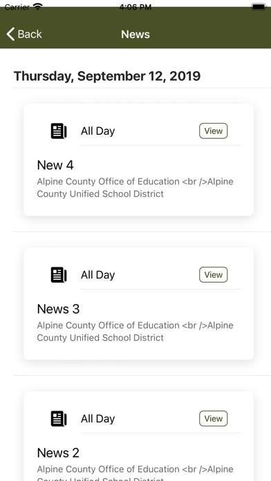 Alpine County USD Screenshot