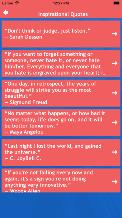 Motivational Quotes Notifier Screenshot