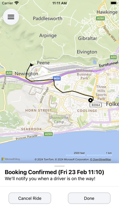 Folkestone Taxis Screenshot