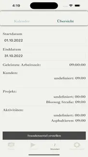 stundenfix iphone screenshot 3