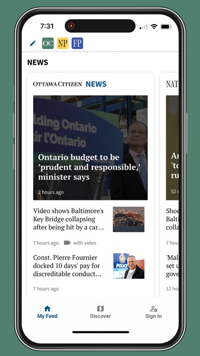 Ottawa Citizen Screenshot