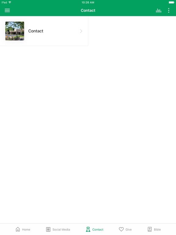 College Mennonite Church iPad screenshot 2 - Lifestyle app