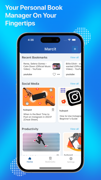 Marcit: Bookmark Manager Screenshot