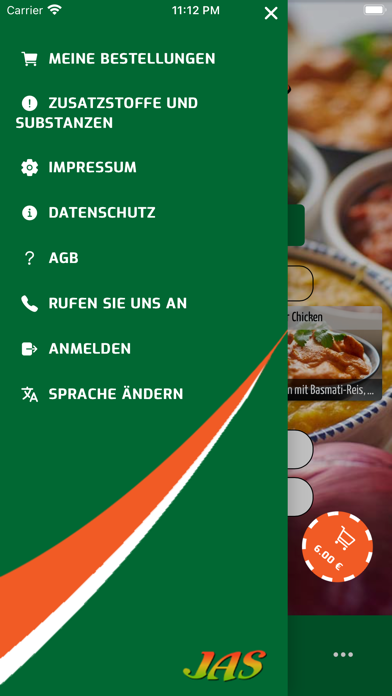 JAS - Indische Spezialitäten Screenshot
