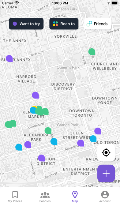 Foodi: Social restaurant lists Screenshot