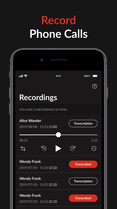 Call Recorder RecMyCalls Screenshot