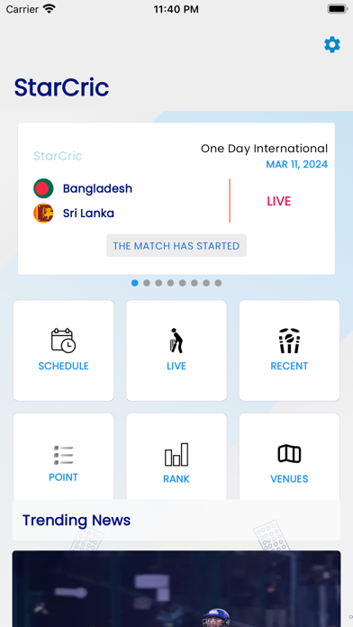 StarCric Screenshot