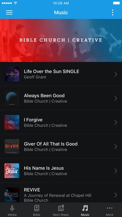 Chapel Hill Bible Church Screenshot