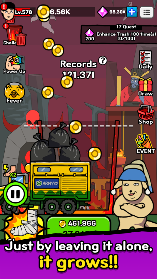 #5. Trash King: Clicker Games (iOS) 由: Lunosoft Inc.