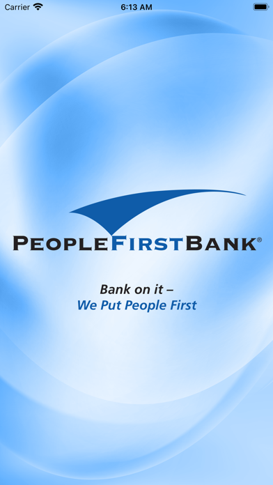 PeopleFirstBank Mobile Screenshot