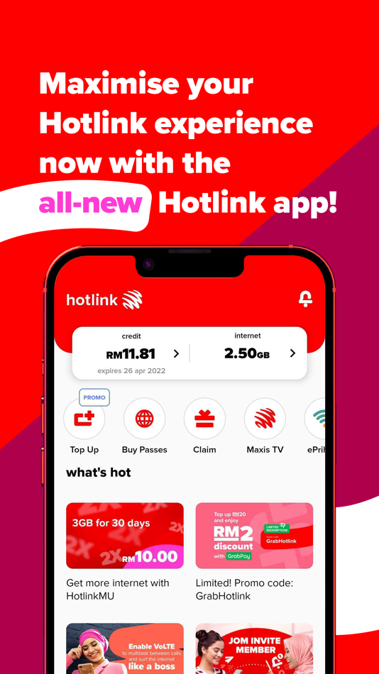 #1. Hotlink (iOS) 由: Maxis Mobile