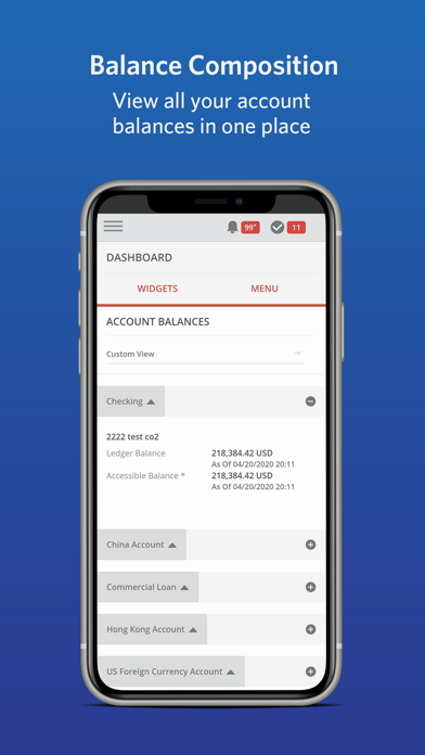 East West Bank Business Mobile Screenshot