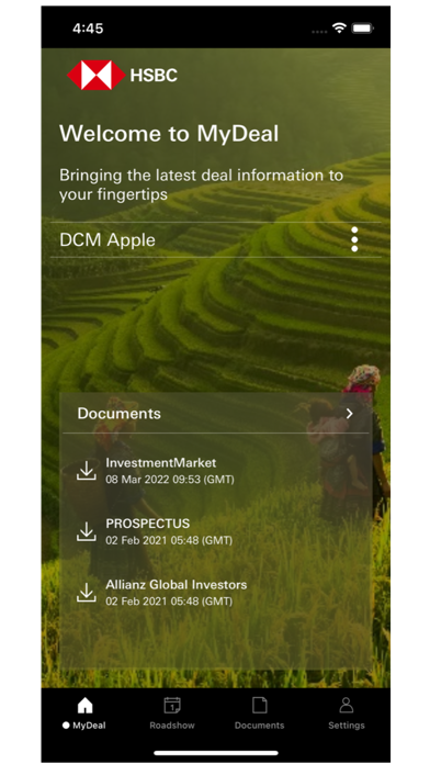 HSBC MyDeal Screenshot