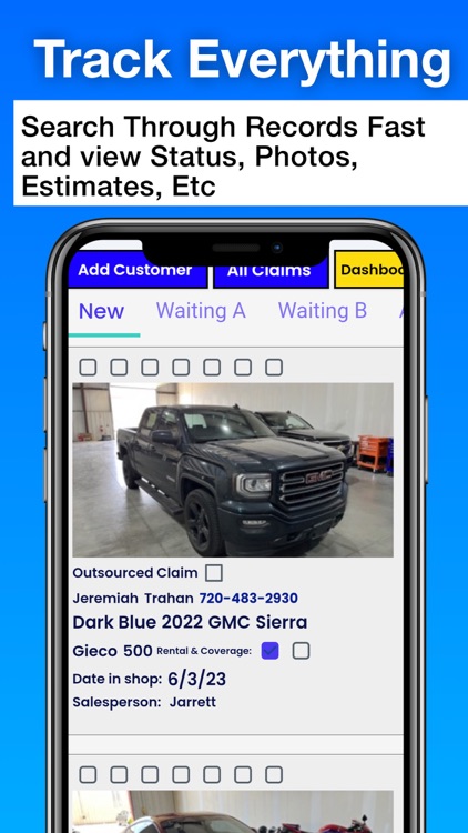 Dent Shop Manager