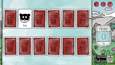 Panda Babies Match Cards Screenshot