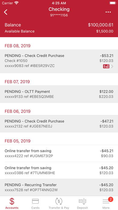 Bank Five Nine Mobile Screenshot