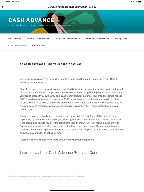 Cash Advance Loan Guide screenshot 4