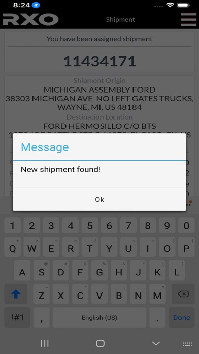 MT Expedite Carrier Screenshot