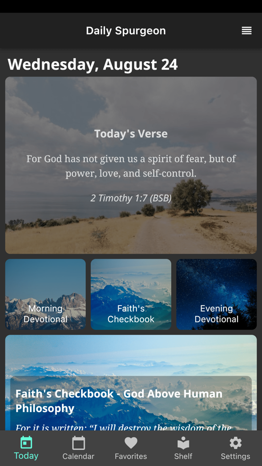 Daily Spurgeon Devotionals - 8.1.4 - (iOS)