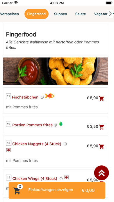 Screenshot 3 of Buddha Indische Lieferservice App