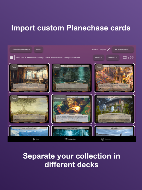 Planechase Companion iPad screenshot 4 - Entertainment app