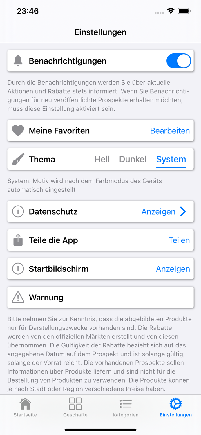 Prospekte and Angebote App