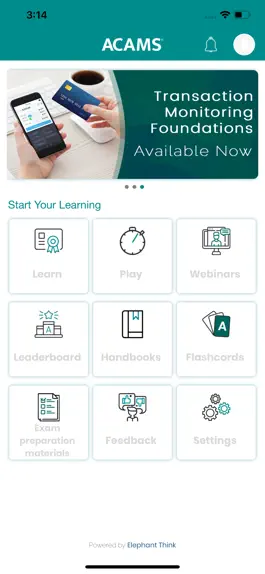 Game screenshot ACAMS-Smart Learning Platform mod apk