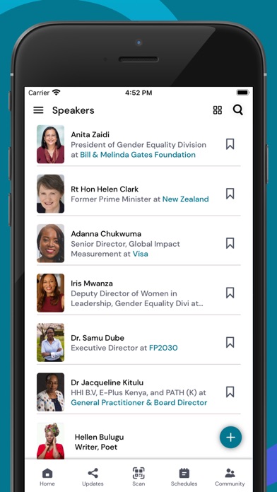 WomenLift Health Conference Screenshot