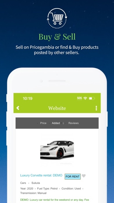 Pricegambia Screenshot