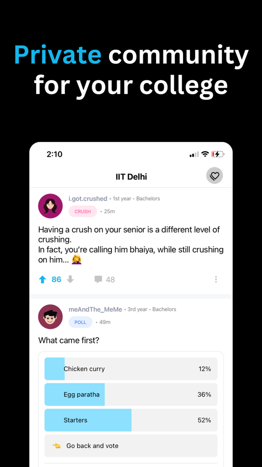 #1. Moots - Be Anonymous Be Real! (iOS) By: Parvesh Nehra