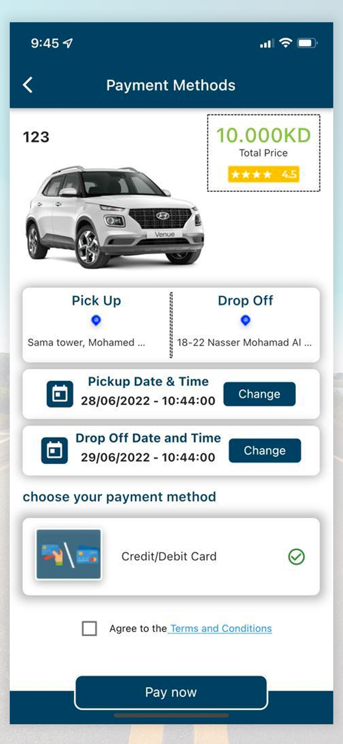 هوب إيجار سيارات ويخوت