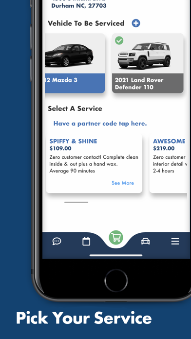 Screenshot 3 of Spiffy On-Demand Car Care App