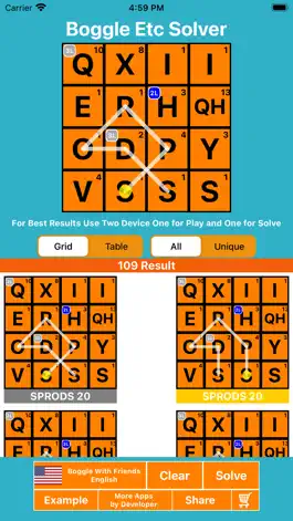 Game screenshot Boggles Etc - Cheat & Solver apk