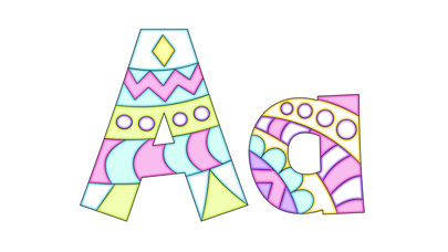 Alphabet Coloring Screenshot