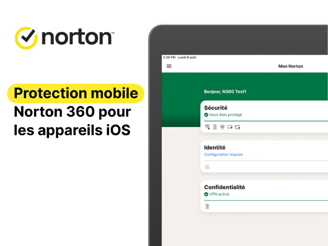 ‎Norton 360 Capture d'écran