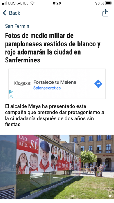Diario de Noticias de Navarra Screenshot