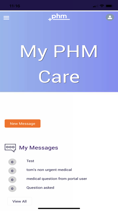 MyPHMCare Screenshot
