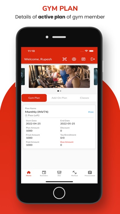 Black Burn Fitness Screenshot