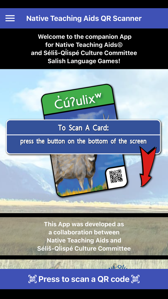 Salish Qlispe QR Reader