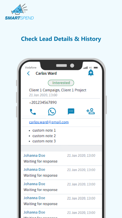 SmartSpend Sales Screenshot