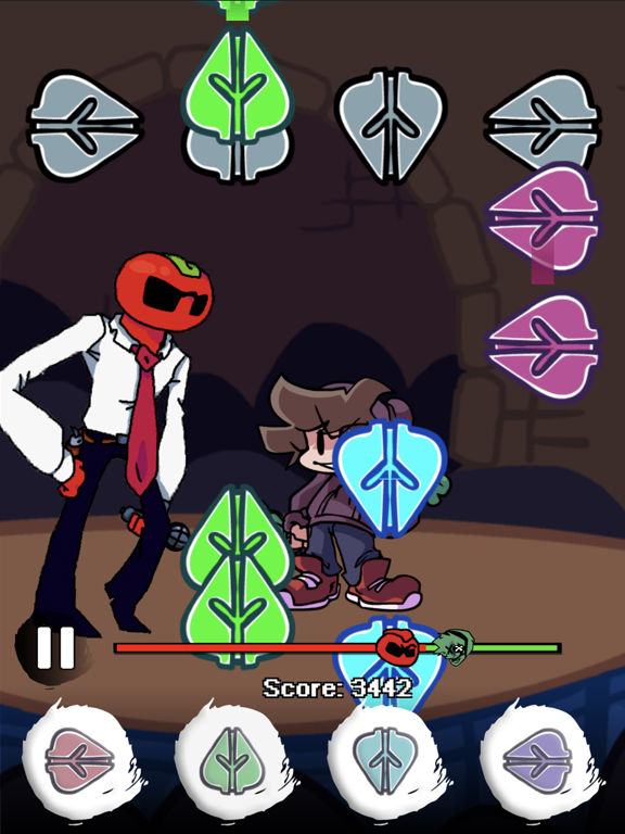 Green Music Battle iPad screenshot 3 - Music app