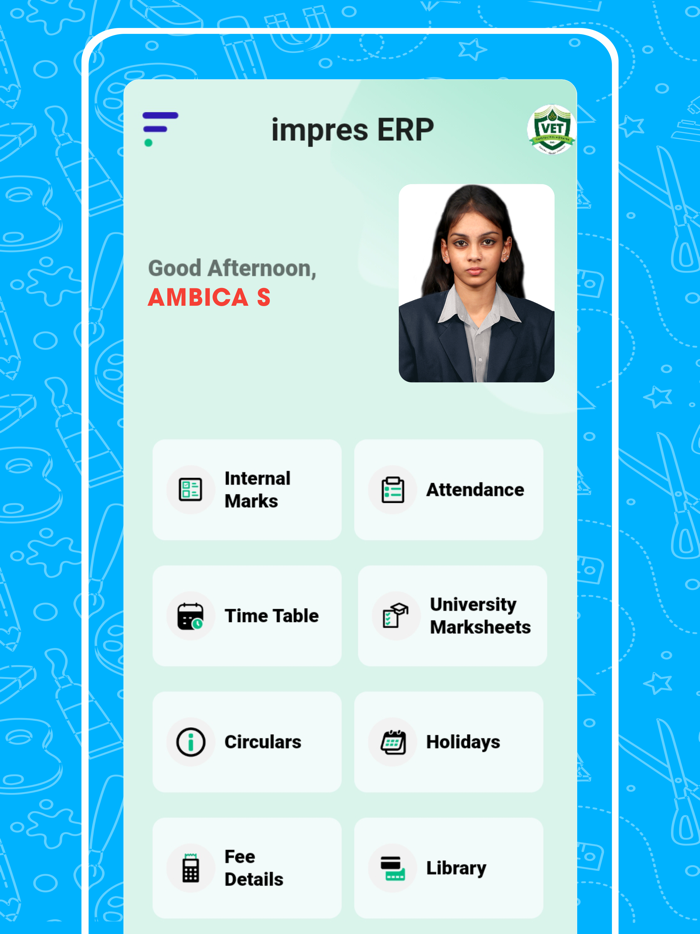 Impres - Student and Staff login
