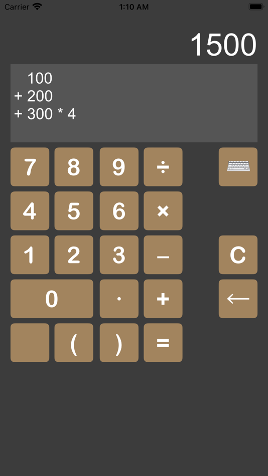 #2. Jazz Calc (iOS) By: Jazz Soft, Inc.