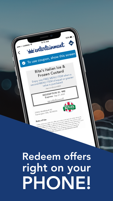 Entertainment® Coupons Screenshot