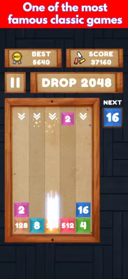 Game screenshot Drop 2048 - Блок Слияния apk