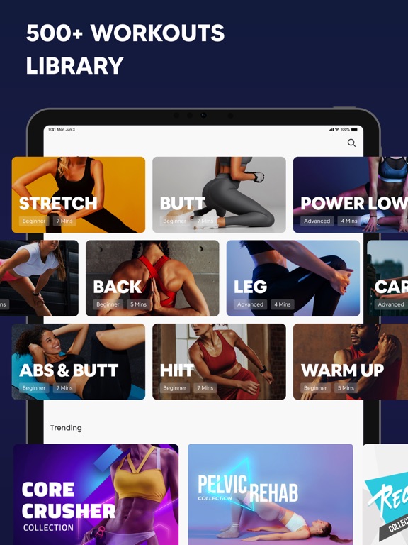 Workout for Women: Fitness App iPad app afbeelding 6